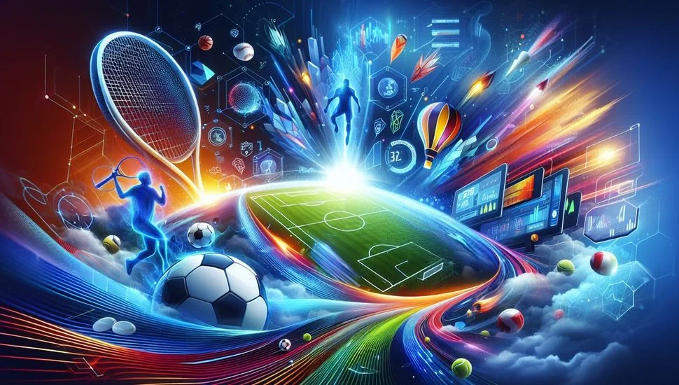 Tampilan suasana pertandingan olahraga untuk lobi olahraga VIOS4D